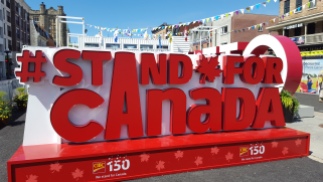 Canada 150 celebration at Byward Market