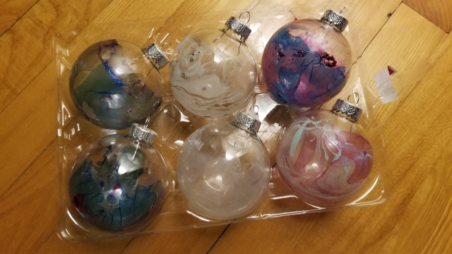 Marbled Ornaments